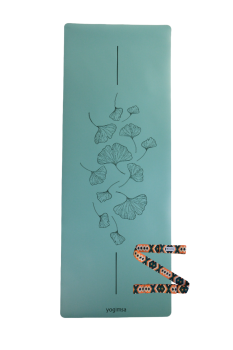 Ginkgo Series Mavi-Anti-Slip Yoga ve Pilates Matı