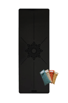 Sun Series Kaydırmaz 5mm Yoga Matı - Siyah Sun Series Kaydırmaz 5mm Yoga Matı - Siyah