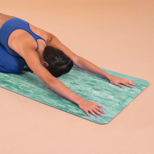 Seeka Marble Yoga Mat - Yeşil