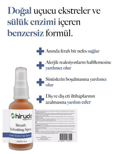 Hirudo - Bitkisel Ekstraklar Içeren Nefes Tazeleyici Ağız Spreyi